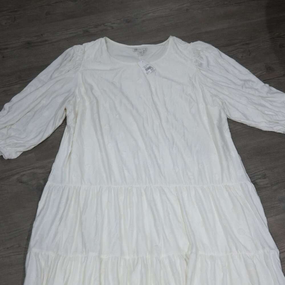 Cute Bell Style Sleeve Dress